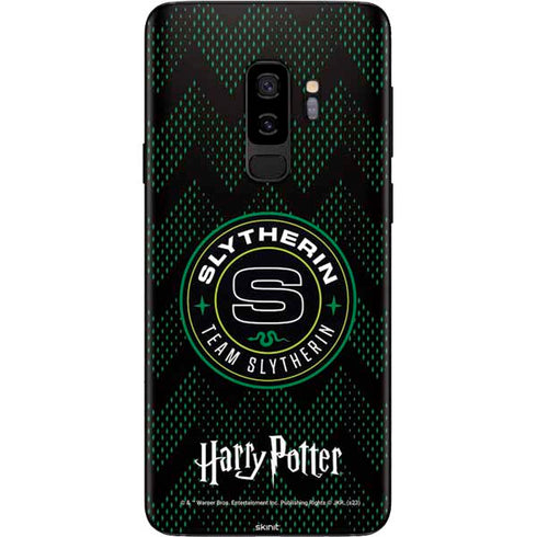 Wizarding Worlds Harry Potter Team Slytherin Galaxy S9 Plus Skin