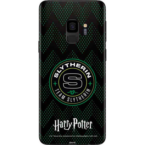 Wizarding Worlds Harry Potter Team Slytherin Galaxy S9 Skin