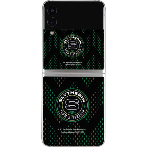 Wizarding Worlds Harry Potter Team Slytherin Galaxy Z Flip3 5G Skin
