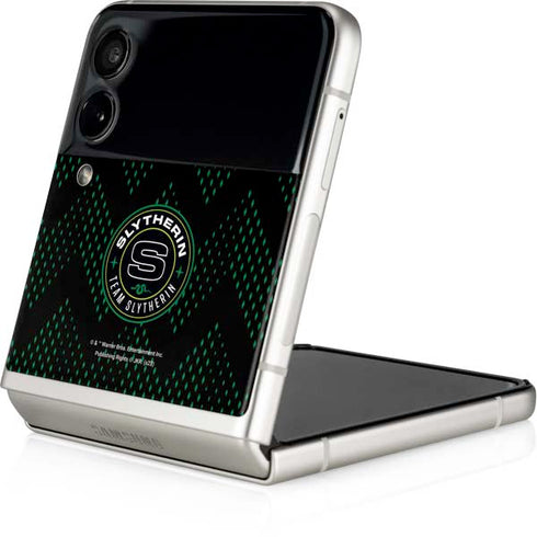 Wizarding Worlds Harry Potter Team Slytherin Galaxy Z Flip4 5G Skin