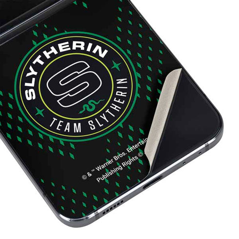 Wizarding Worlds Harry Potter Team Slytherin Galaxy Z Flip5 5G Skin
