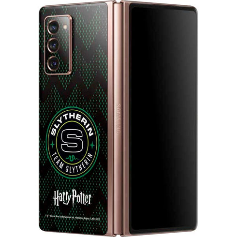Wizarding Worlds Harry Potter Team Slytherin Galaxy Z Fold2 5G Skin