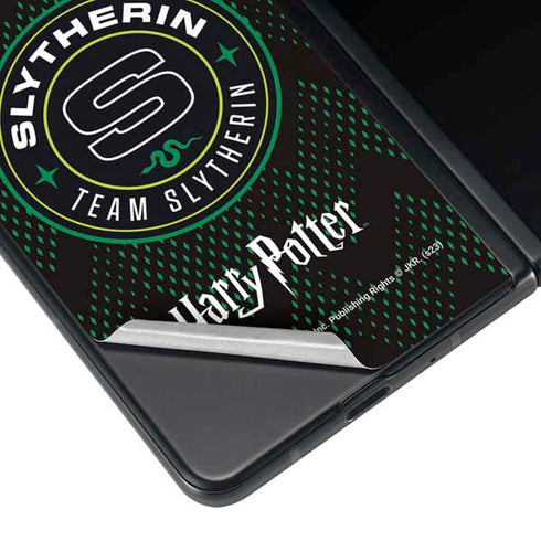 Wizarding Worlds Harry Potter Team Slytherin Galaxy Z Fold4 5G Skin