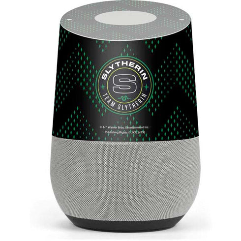 Wizarding Worlds Harry Potter Team Slytherin Google Home Skin