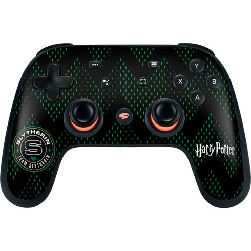 Wizarding Worlds Harry Potter Team Slytherin Google Stadia Controller Skin