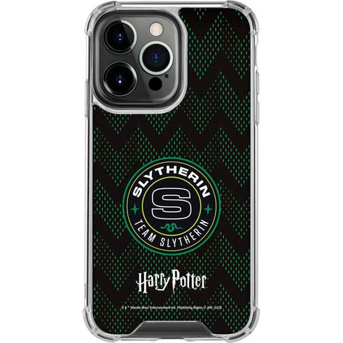 Wizarding Worlds Harry Potter Team Slytherin iPhone 13 Pro Clear Case