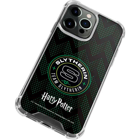 Wizarding Worlds Harry Potter Team Slytherin iPhone 13 Pro Max Clear Case