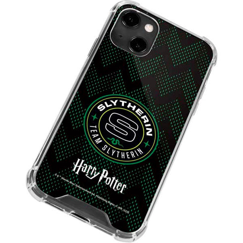 Wizarding Worlds Harry Potter Team Slytherin iPhone 14 Clear Case