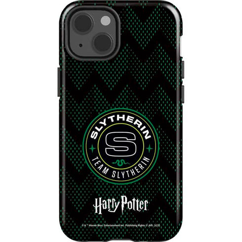 Wizarding Worlds Harry Potter Team Slytherin iPhone 14 Impact Case