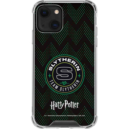 Wizarding Worlds Harry Potter Team Slytherin iPhone 14 Plus Clear Case