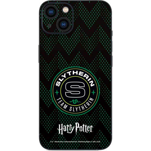 Wizarding Worlds Harry Potter Team Slytherin iPhone 14 Plus Skin