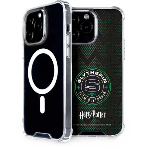 Wizarding Worlds Harry Potter Team Slytherin iPhone 15 Pro Max MagSafe Case