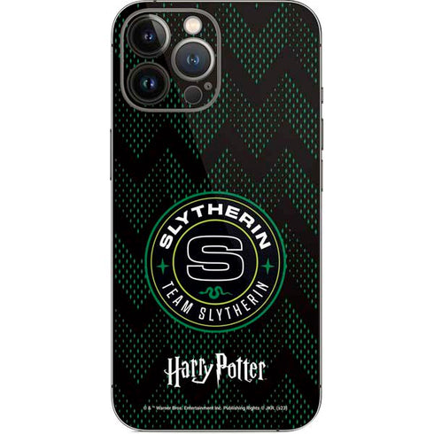 Wizarding Worlds Harry Potter Team Slytherin iPhone 14 Pro Max Skin
