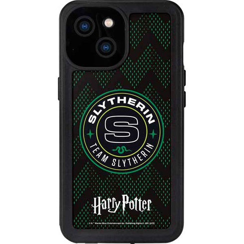 Wizarding Worlds Harry Potter Team Slytherin iPhone 15 Waterproof Case