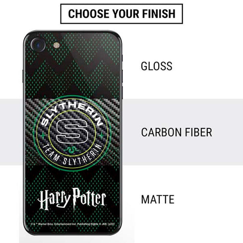 Wizarding Worlds Harry Potter Team Slytherin iPhone SE (2nd & 3rd Gen) Skin