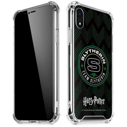 Wizarding Worlds Harry Potter Team Slytherin iPhone XR Clear Case