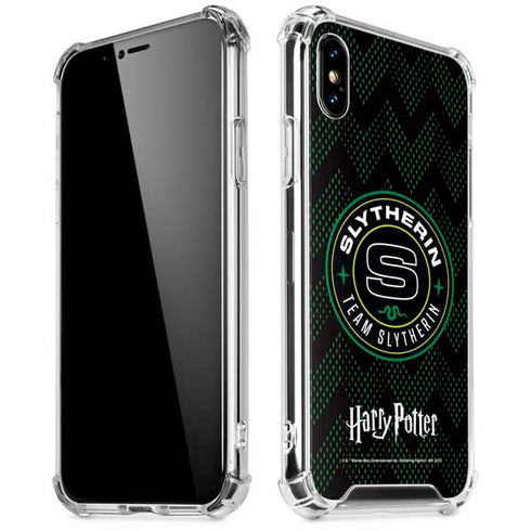 Wizarding Worlds Harry Potter Team Slytherin iPhone XS Max Clear Case