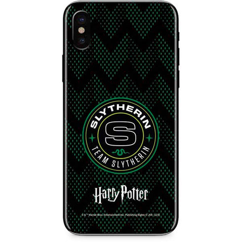 Wizarding Worlds Harry Potter Team Slytherin iPhone XS Max Skin