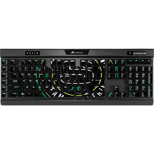 Wizarding Worlds Harry Potter Team Slytherin K95 RGB PLATINUM Mechanical Gaming Keyboard Skin