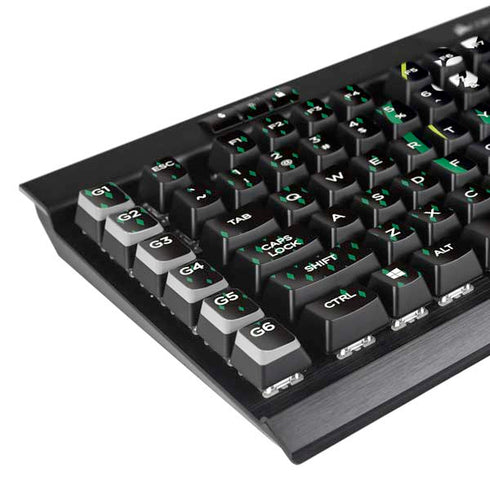 Wizarding Worlds Harry Potter Team Slytherin K95 RGB PLATINUM Mechanical Gaming Keyboard Skin