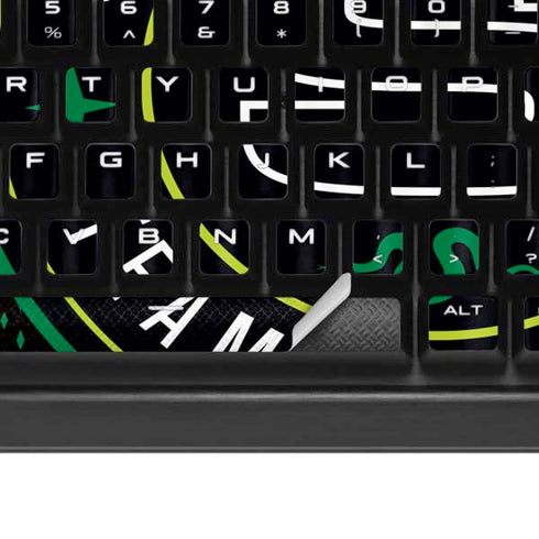 Wizarding Worlds Harry Potter Team Slytherin K95 RGB PLATINUM Mechanical Gaming Keyboard Skin