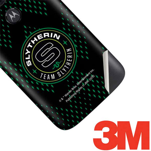 Wizarding Worlds Harry Potter Team Slytherin Moto E5 Play Skin