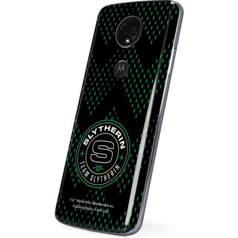 Wizarding Worlds Harry Potter Team Slytherin Moto E5 Plus Skin
