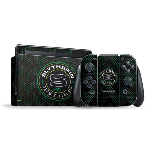 Wizarding Worlds Harry Potter Team Slytherin Nintendo Switch Bundle Skin