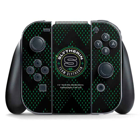 Wizarding Worlds Harry Potter Team Slytherin Nintendo Switch (2017-2021) Joy-Con Controller Skin