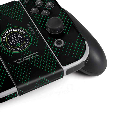 Wizarding Worlds Harry Potter Team Slytherin Nintendo Switch OLED (2021) Skin