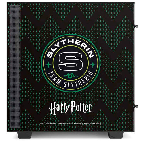 Wizarding Worlds Harry Potter Team Slytherin NZXT H510 Compact ATX Mid-Tower Case Skin