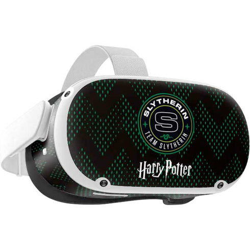 Wizarding Worlds Harry Potter Team Slytherin Oculus Quest 2 Skin