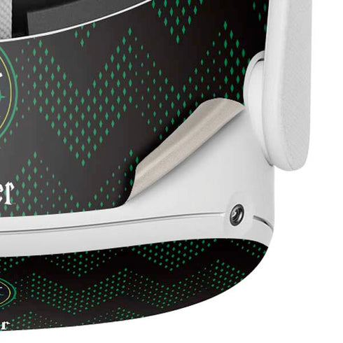 Wizarding Worlds Harry Potter Team Slytherin Oculus Quest 2 Skin