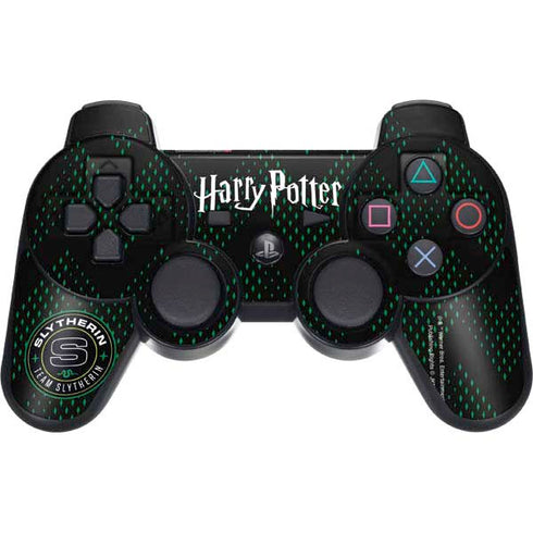 Wizarding Worlds Harry Potter Team Slytherin PS3 Dual Shock wireless controller Skin