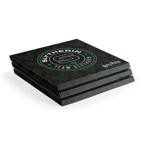 Wizarding Worlds Harry Potter Team Slytherin PS4 Pro Console Skin