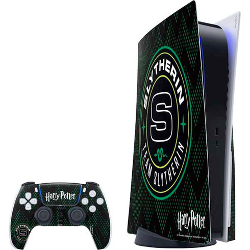 Wizarding Worlds Harry Potter Team Slytherin PS5 Bundle Skin