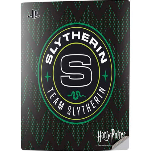 Wizarding Worlds Harry Potter Team Slytherin PS5 Digital Edition Console Skin