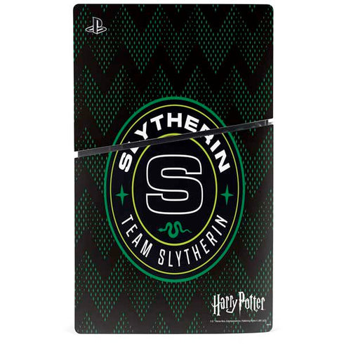 Wizarding Worlds Harry Potter Team Slytherin PS5 Slim Disk Bundle Skin