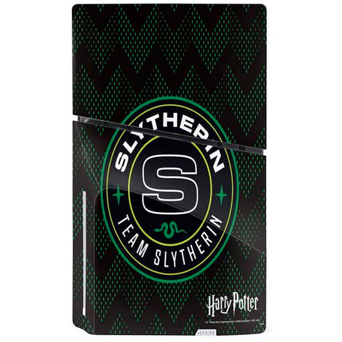 Wizarding Worlds Harry Potter Team Slytherin PS5 Slim Disk Bundle Skin