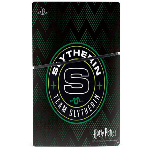 Wizarding Worlds Harry Potter Team Slytherin PS5 Slim Disk Console Skin