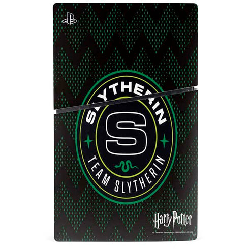 Wizarding Worlds Harry Potter Team Slytherin PS5 Slim Digital Edition Console Skin