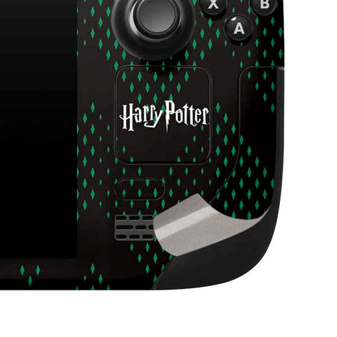 Wizarding Worlds Harry Potter Team Slytherin Steam Deck Handheld Gaming Computer Skin