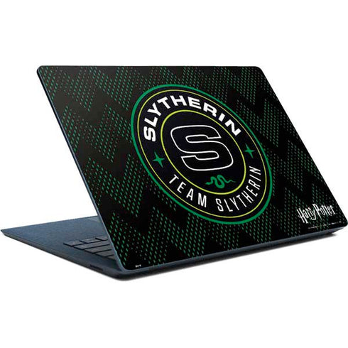 Wizarding Worlds Harry Potter Team Slytherin Surface Laptop Skin