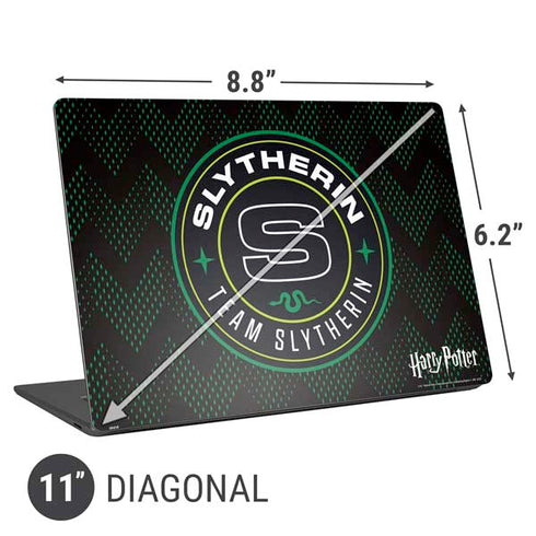 Wizarding Worlds Harry Potter Team Slytherin Universal Laptop 11in (8.8 x 6.2in) Skin