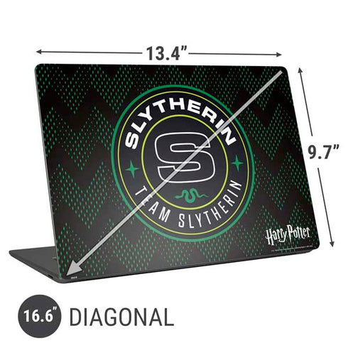 Wizarding Worlds Harry Potter Team Slytherin Universal Laptop 16.6in (13.4 x 9.7in) Skin