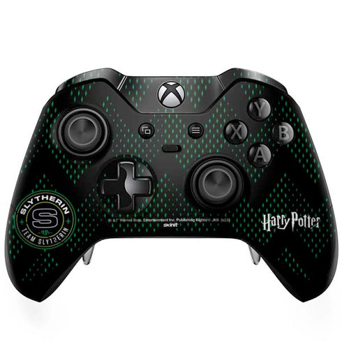 Wizarding Worlds Harry Potter Team Slytherin Xbox One Elite Controller Skin