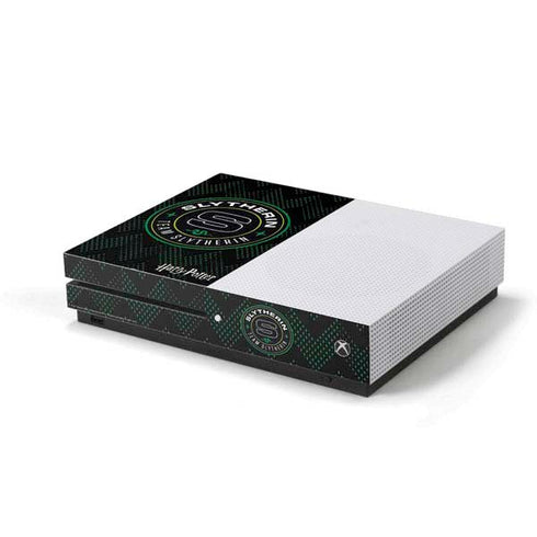 Wizarding Worlds Harry Potter Team Slytherin Xbox One S Console Skin