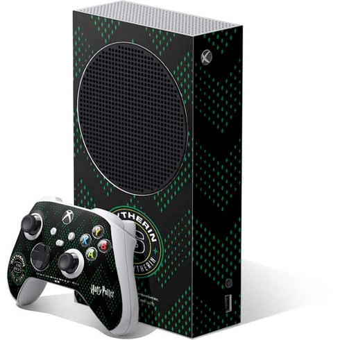 Wizarding Worlds Harry Potter Team Slytherin Xbox Series S Skins