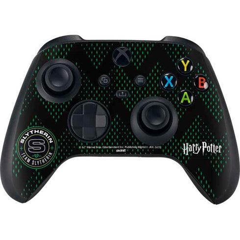 Wizarding Worlds Harry Potter Team Slytherin Xbox Series X Controller Skin