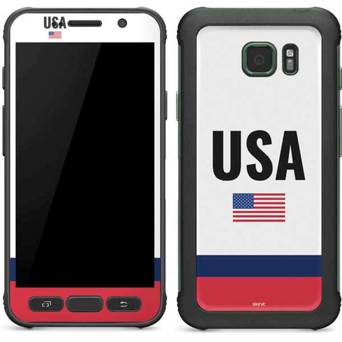USA American Flag Galaxy S7 Active Skin